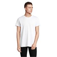 T-SHIRT BIANCA IN COTONE RICICLATO RE CRUSADER